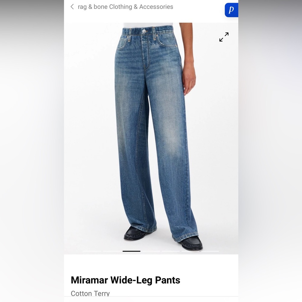 Rag & Bone Miramar Wide Leg Pants